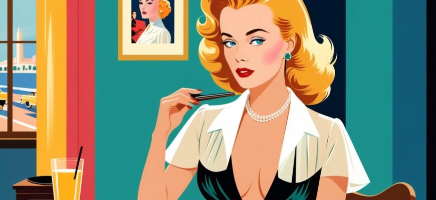 Как влияние кино эпохи золотого века Голливуда на женский стиль 1950-х годов